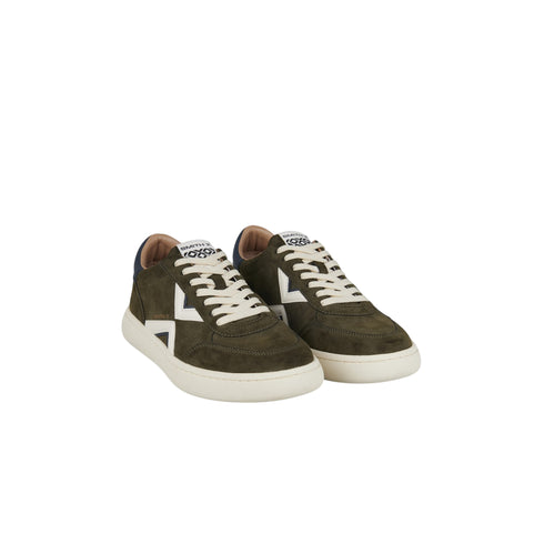 Sneakers Uomo Ocean, con tomaia scamosciata ed inserto a contrasto sul tallone